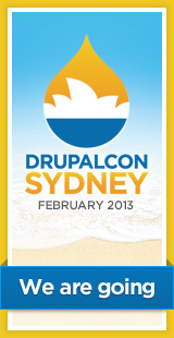 DrupalCon Sydney 2013 - We are going