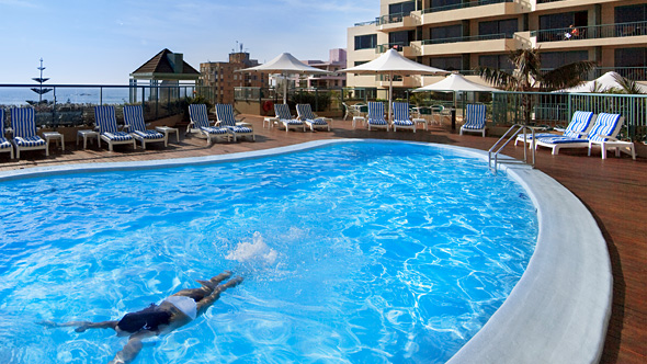Poolside at the Crowne Plaza Coogee
