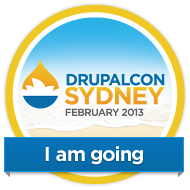 DrupalCon Sydney 2013 - I'm going