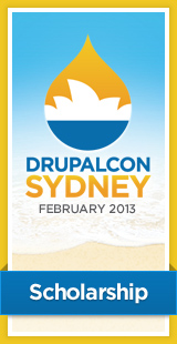 DrupalCon Sydney 2013 - Scholarship Sponsor